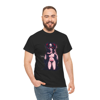 Deer Daddy Series 7: Daddy v Demoni  Unisex Heavy Cotton Tee