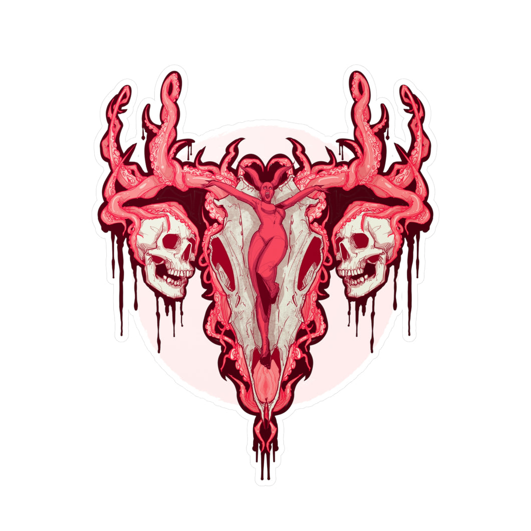 Uterus From Hell Kiss-Cut Vinyl Decal