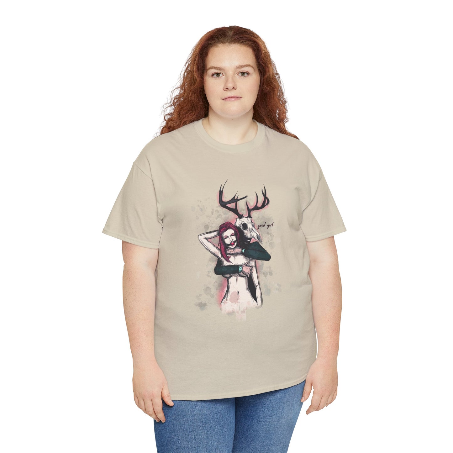 Deer Daddy Series 3: Good Girl Unisex Heavy Cotton Tee