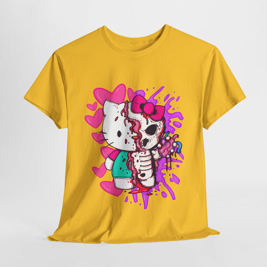 Zombie Kitty Unisex Heavy Cotton Patreon Tee