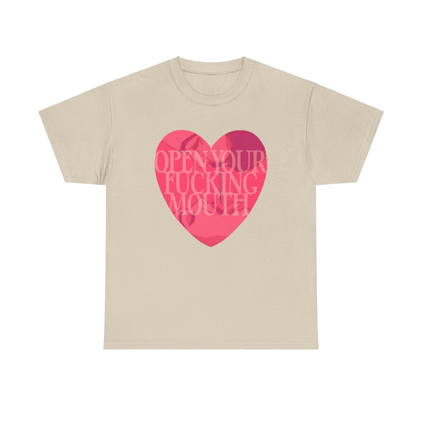 Open Your Mouth Unisex Heavy Cotton Tee