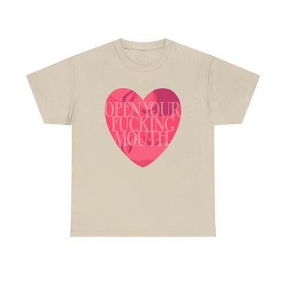 Open Your Mouth Unisex Heavy Cotton Tee