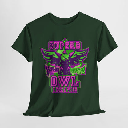 Superb Owl Unisex Heavy Cotton Tee