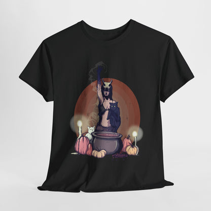 Coffee Witch Unisex Heavy Cotton Tee