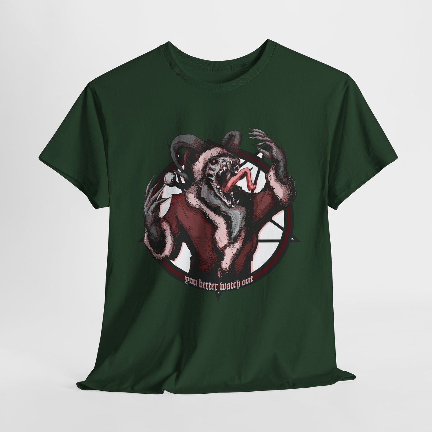 You Better Watch Out Unisex Heavy Cotton Tee