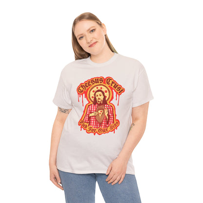 Cheesus Crust Unisex Heavy Cotton Tee