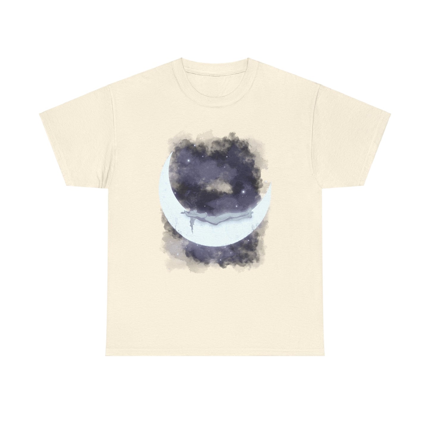 The Girl Who Loved The Moon Unisex Heavy Cotton Tee