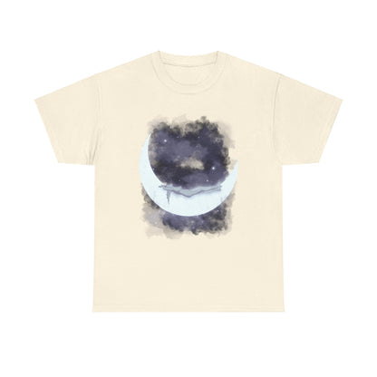 The Girl Who Loved The Moon Unisex Heavy Cotton Tee