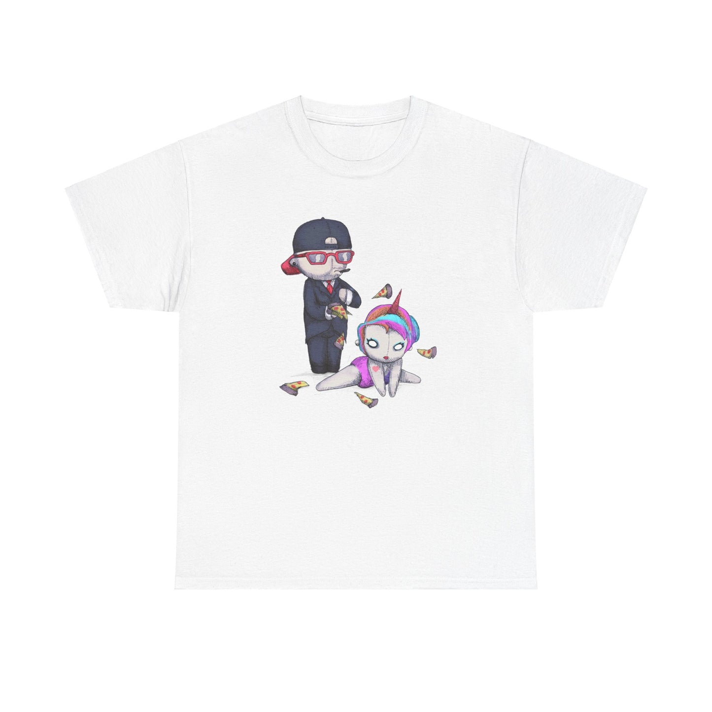 Unicorn Stripper Unisex Heavy Cotton Tee