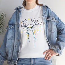 Tree Deer Unisex Heavy Cotton Tee