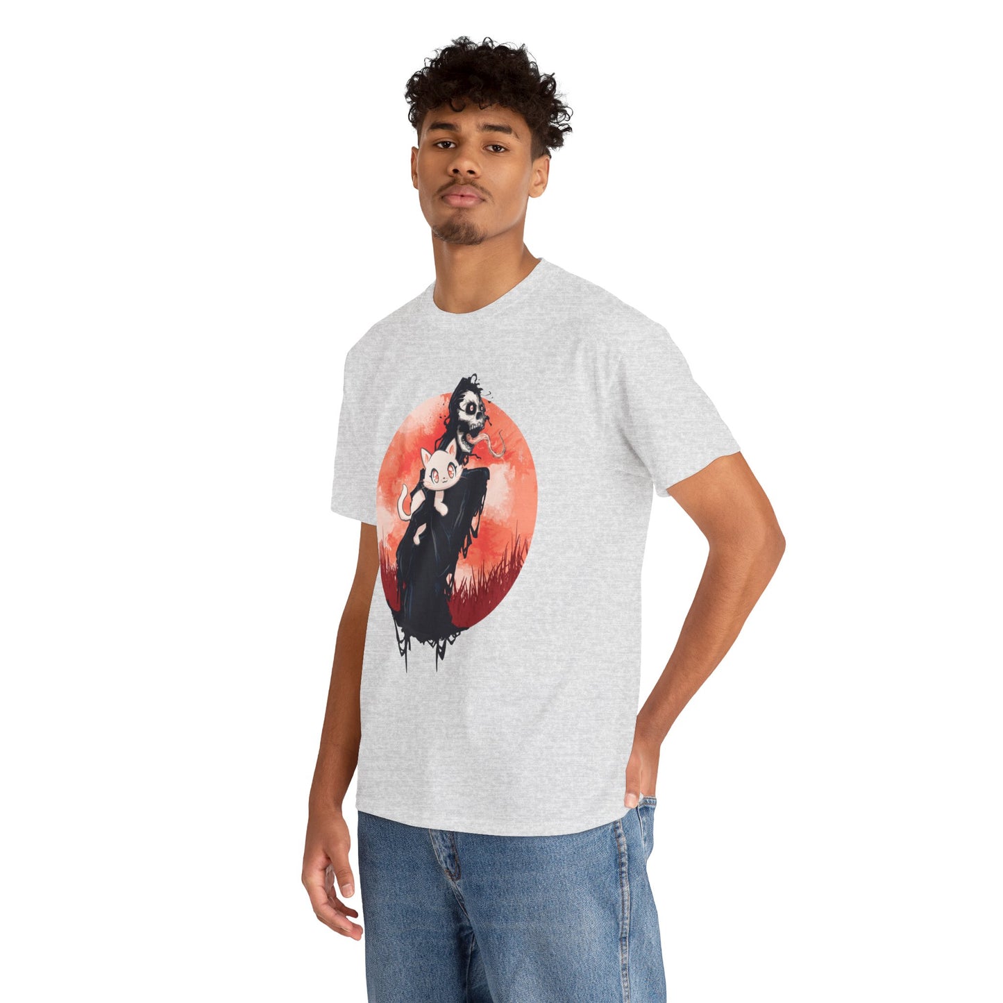 Cat Person Unisex Heavy Cotton Tee