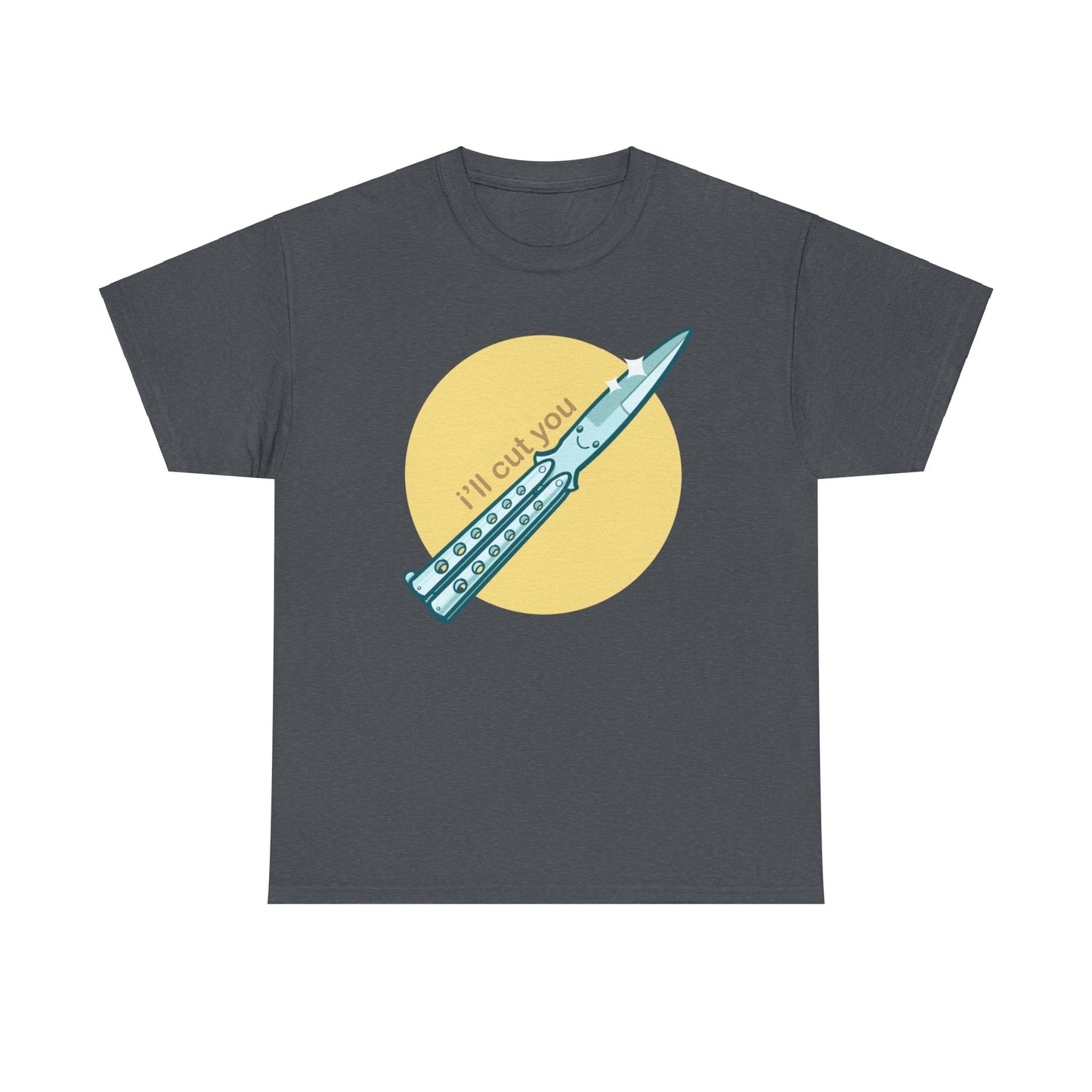 I'll Cut You Unisex Heavy Cotton Tee