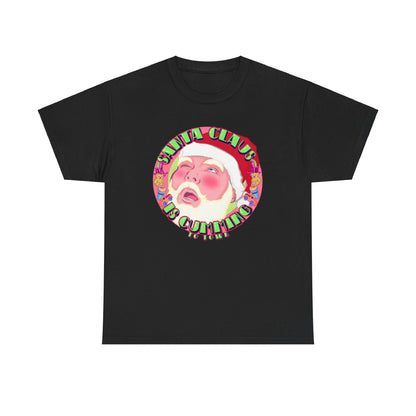 Santa Is Cumming Unisex Heavy Cotton Tee