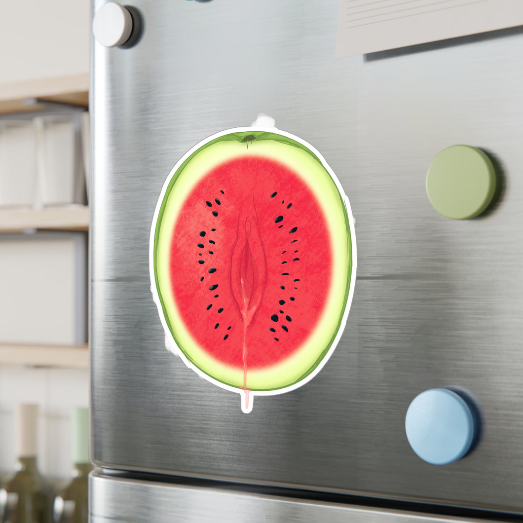 Juicy Watermelon Kiss-Cut Vinyl Decal