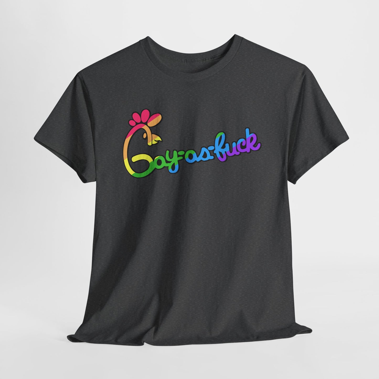 Gay Chicken Unisex Heavy Cotton Tee