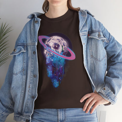 Elemental Skull Space Unisex Heavy Cotton Tee
