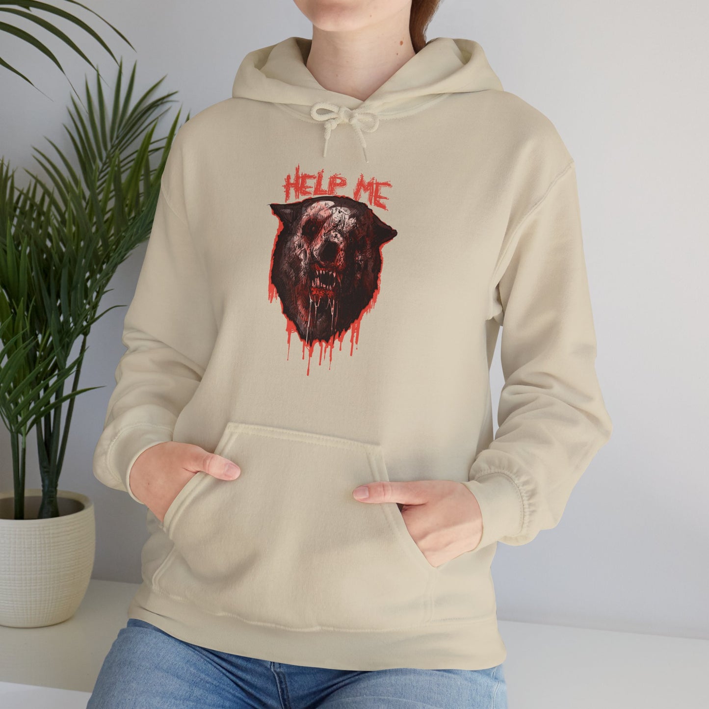 Shimmer Bear Unisex Heavy Blend Hooded Sweatshirt