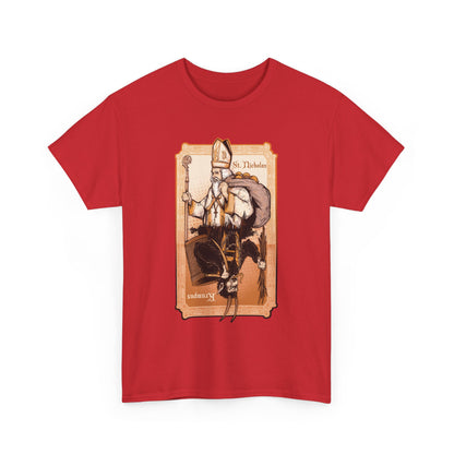 As Above So Below St Nick x Krampus Unisex Heavy Cotton Tee
