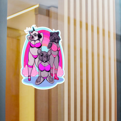 Live Fast Eat Trash Kiss-Cut Vinyl Decal