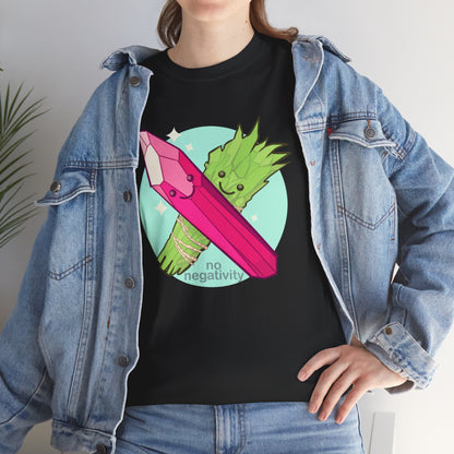 No Negativity Unisex Heavy Cotton Tee