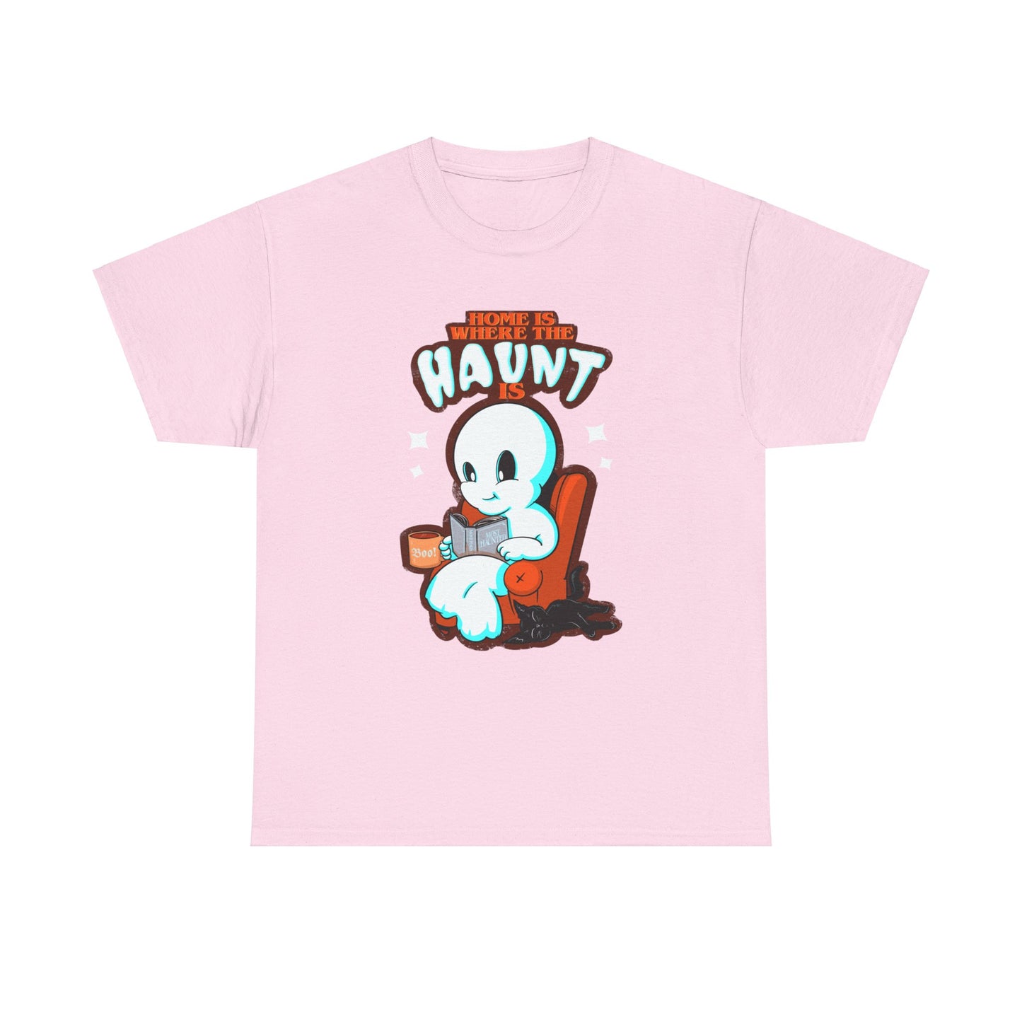 Home Is Where The Haunt Is Unisex Heavy Cotton Tee