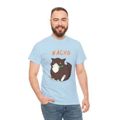 Nacho The Cat Unisex Heavy Cotton Tee