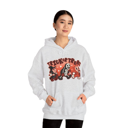 Trick Or Treat Rubber Hose Unisex Heavy Blend Hooded Sweatshirt