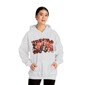 Trick Or Treat Rubber Hose Unisex Heavy Blend Hooded Sweatshirt