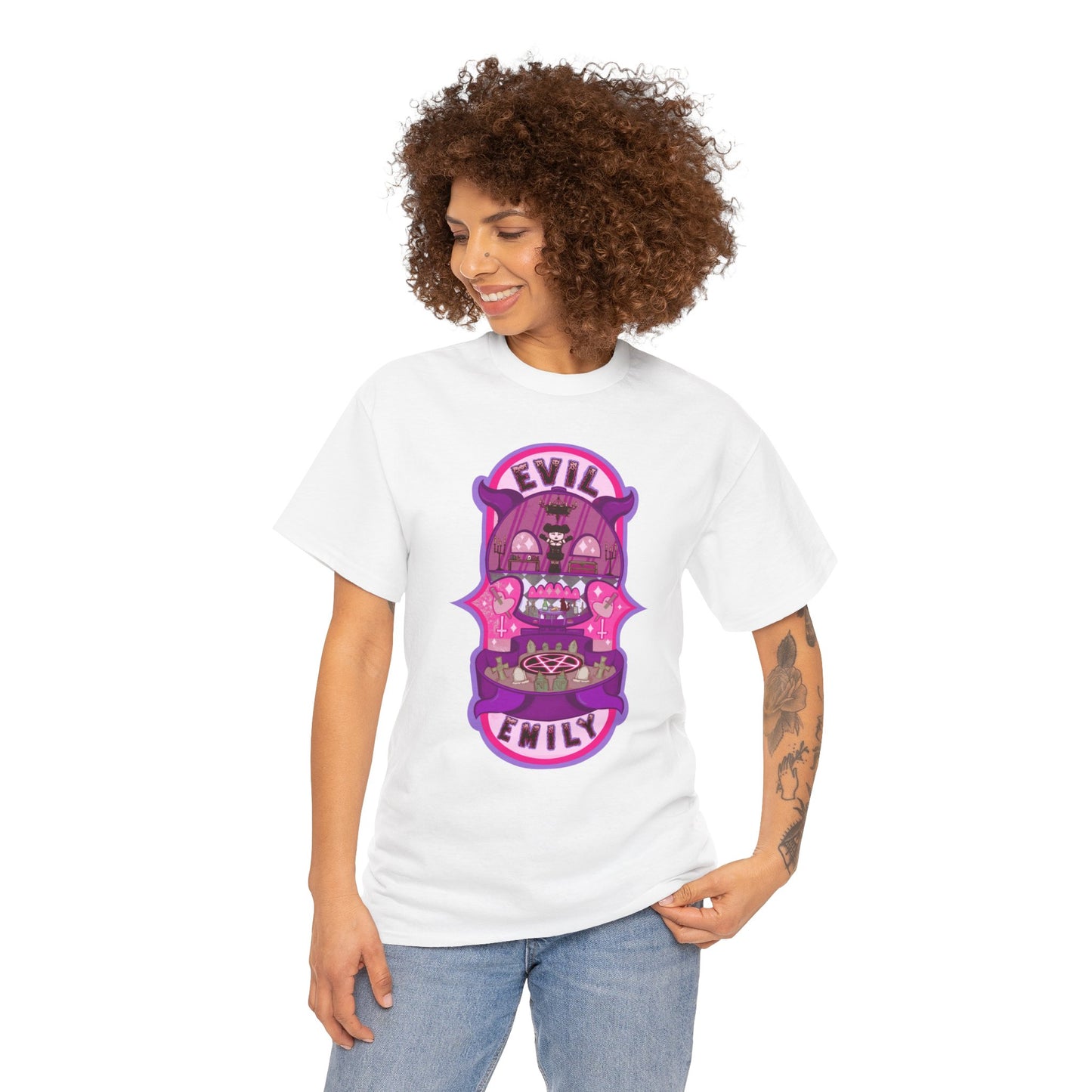 Evil Emily Unisex Heavy Cotton Tee