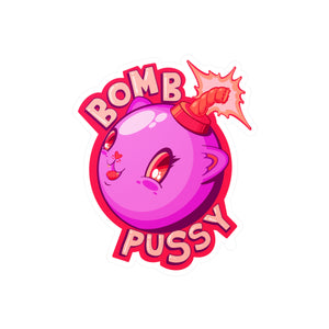 Bomb Pussy Kiss-Cut Vinyl Decal