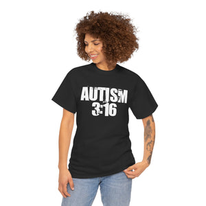 Autism 3:16 Unisex Heavy Cotton Tee