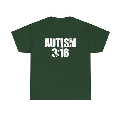 Autism 3:16 Unisex Heavy Cotton Tee