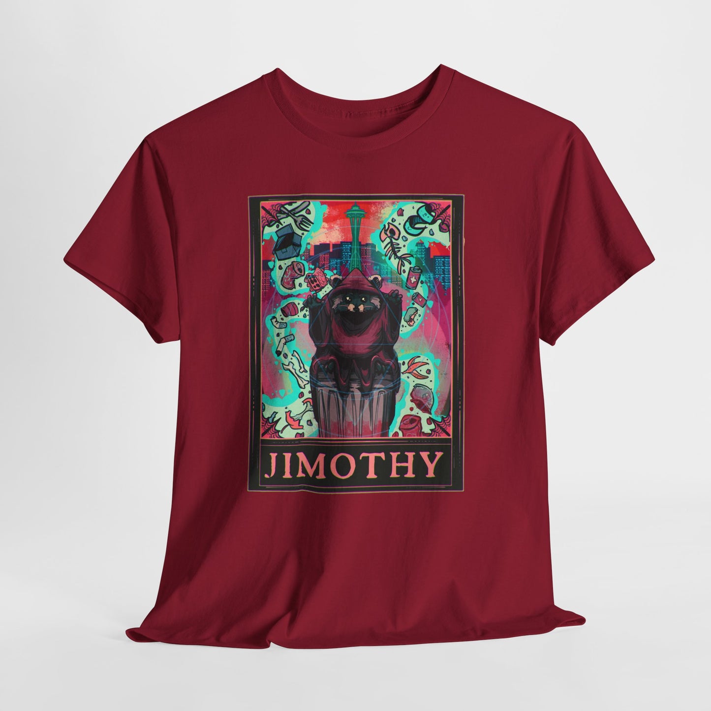 Trash Wizard Jimothy Tarot Unisex Heavy Cotton Tee