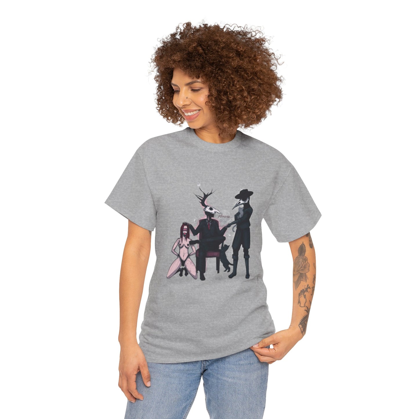 Deer Daddy / Nocturnal Unisex Heavy Cotton Tee