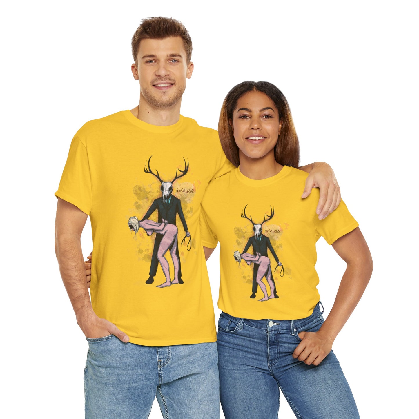Deer Daddy Series 3: Hold Still Unisex Heavy Cotton Tee