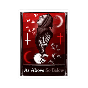 As Above So Below Tarot Kiss-Cut Vinyl Decal