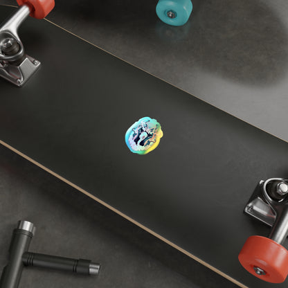 Entropy Holographic Die-cut Stickers