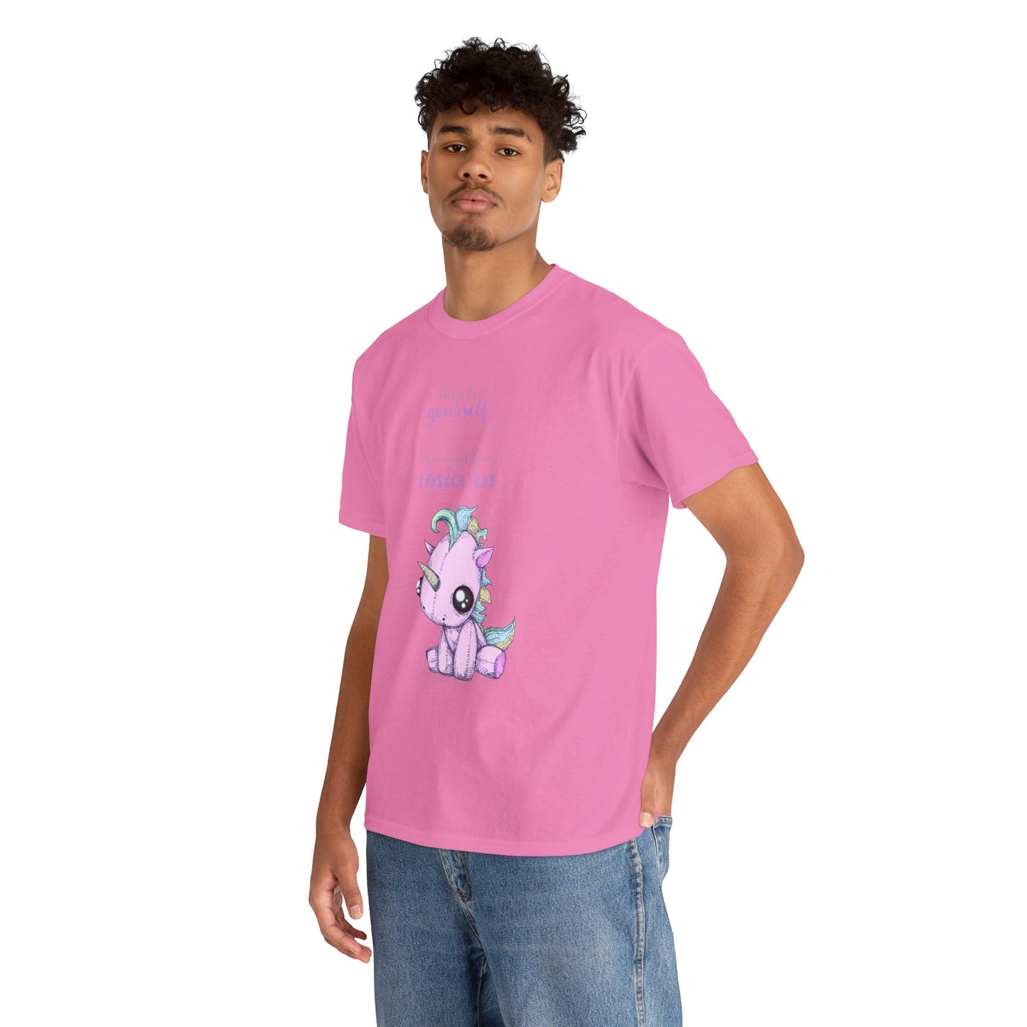 Be Yourself Unicorn Unisex Heavy Cotton Tee