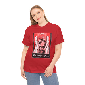 The Pumpkin Queen Tarot  (Front & Back Print) Unisex Heavy Cotton Tee