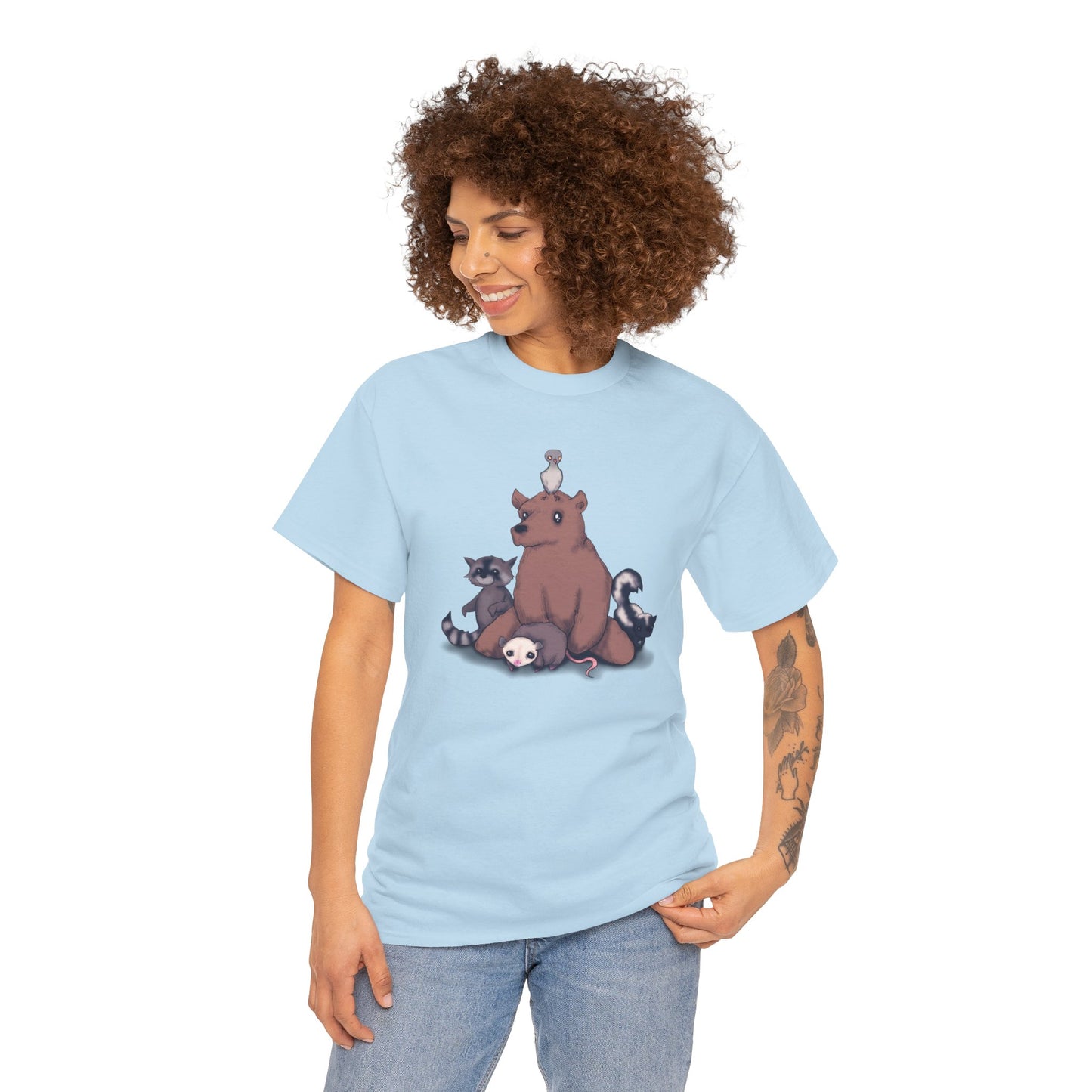Trash Animals Unisex Heavy Cotton Tee