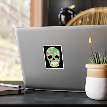 Succulent Skull Kiss-Cut Vinyl Decal