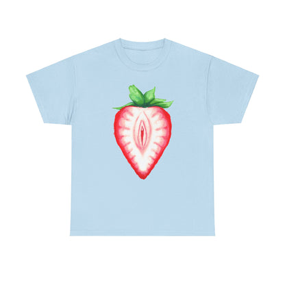 Juicy Strawberry Unisex Heavy Cotton Tee