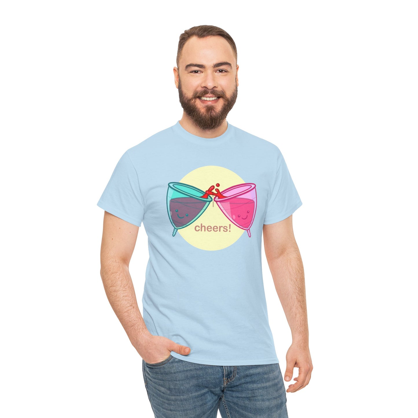 Cheers Unisex Heavy Cotton Tee
