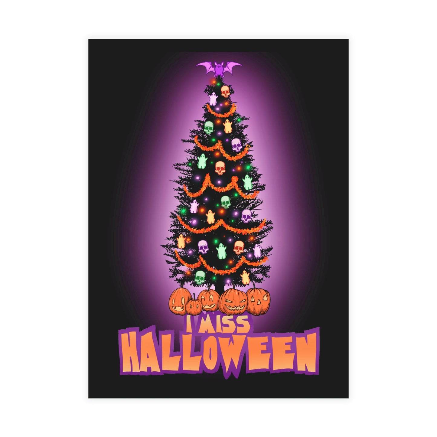 I Miss Halloween Greeting Card Bundles (10, 30, 50 pcs)