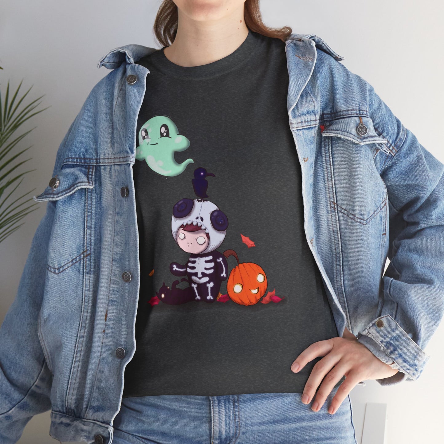 Halloween Boy Unisex Heavy Cotton Tee