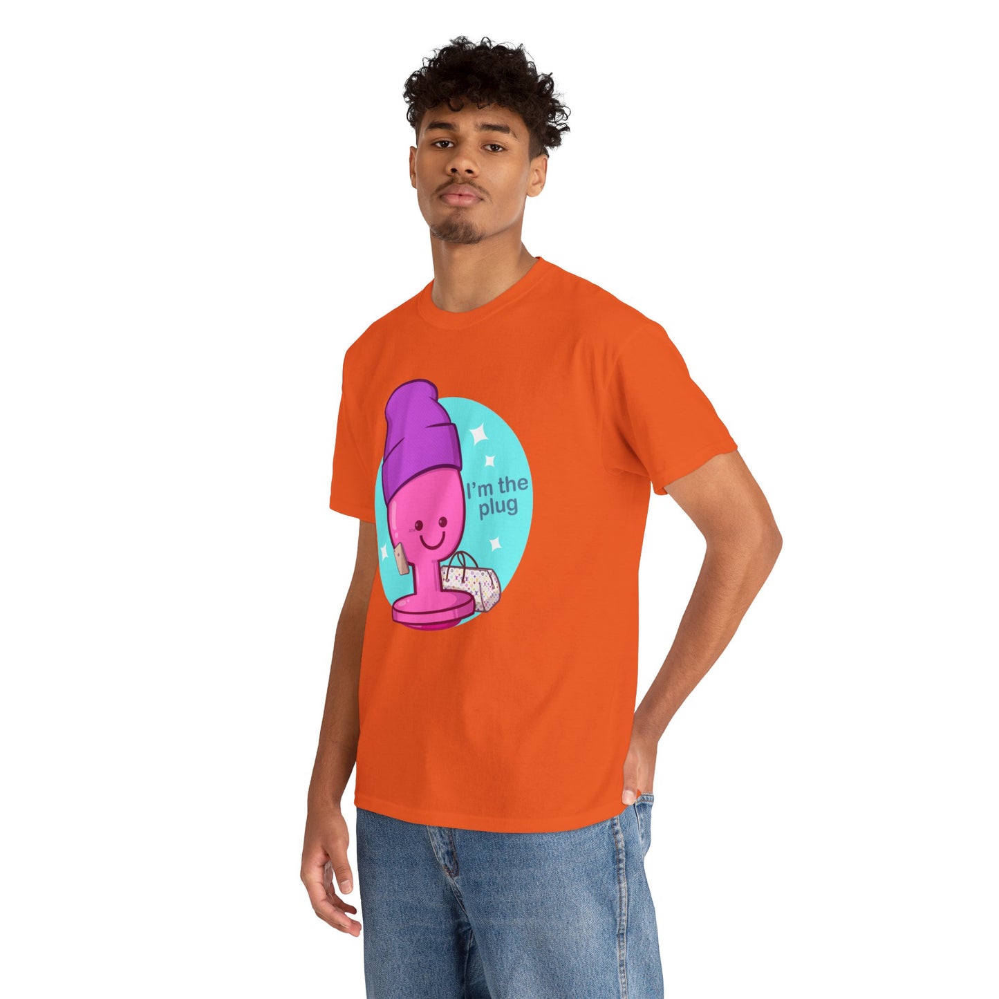 I'm The Plug Unisex Heavy Cotton Tee