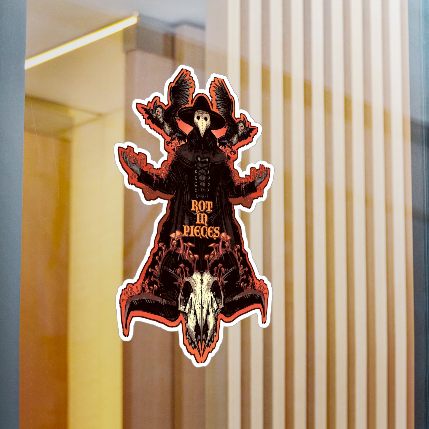 Rot In Pieces Kiss-Cut Vinyl Decal
