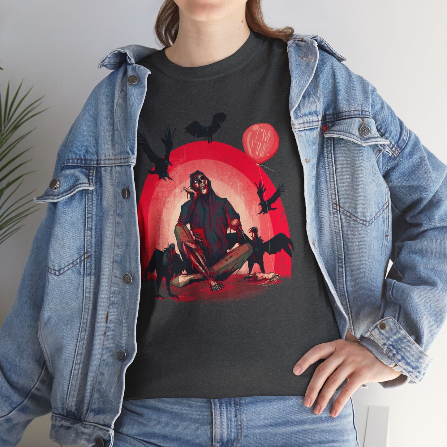 I'm Fine Unisex Heavy Cotton Tee