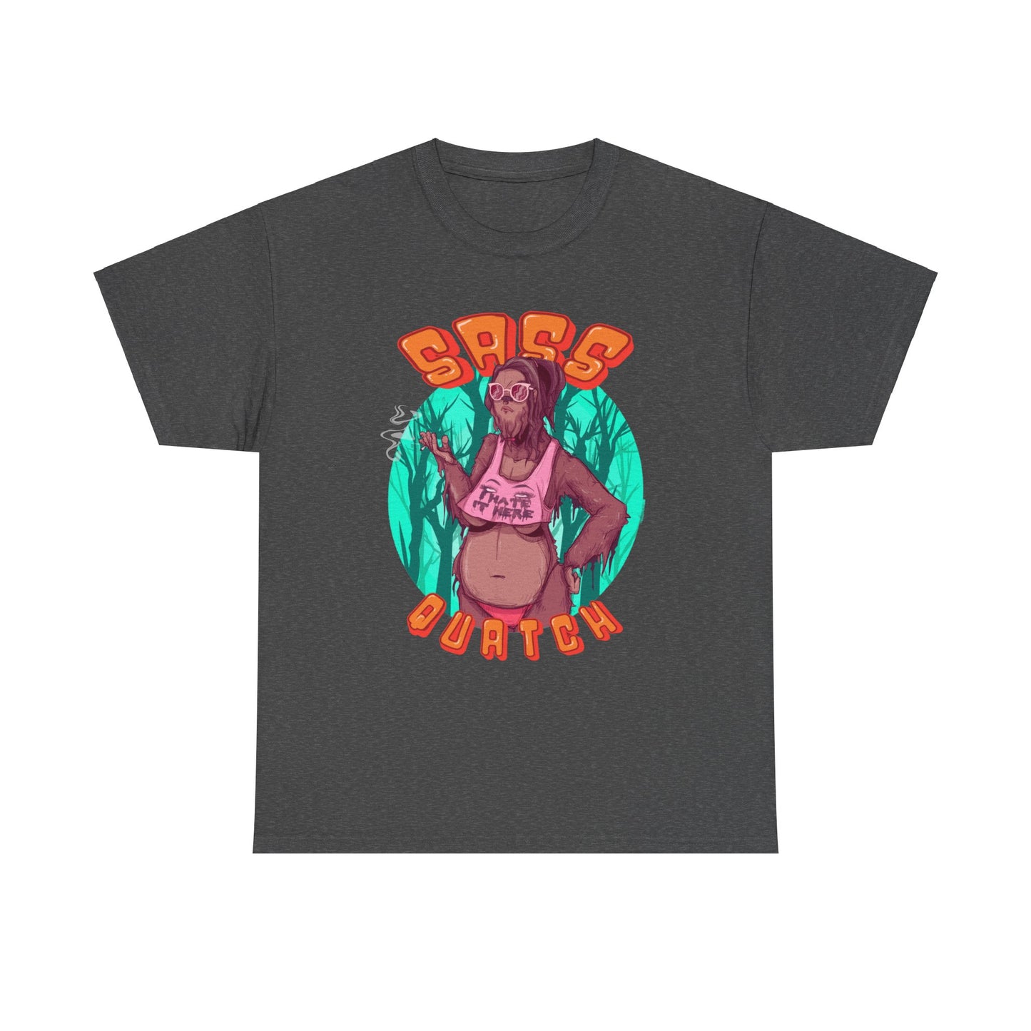 Sass Quatch Unisex Heavy Cotton Tee