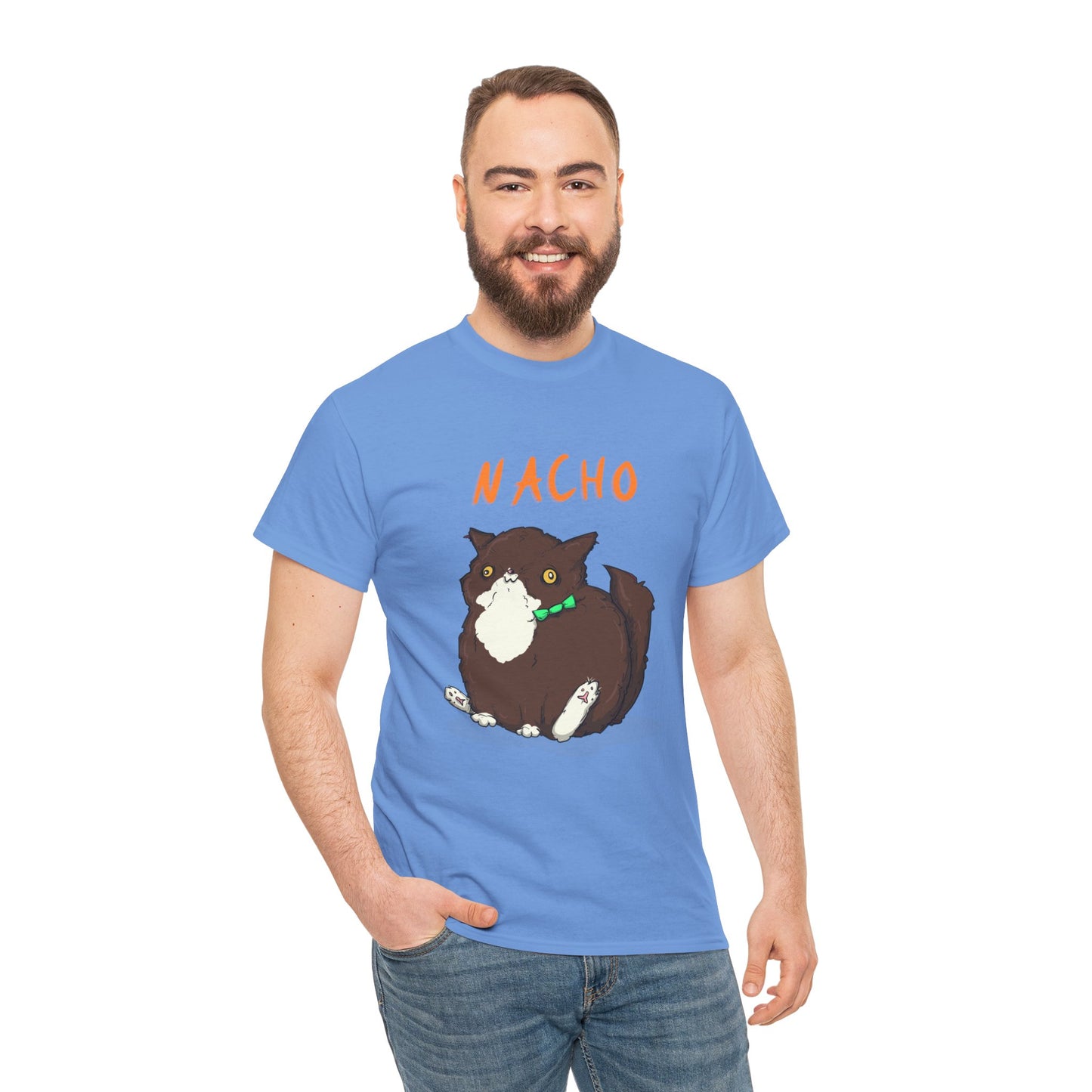 Nacho The Cat Unisex Heavy Cotton Tee